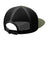Port Authority Hats C937 Mens Foam Outdoor Flexfit Adjustable Hat Army Green/Black Flat Back