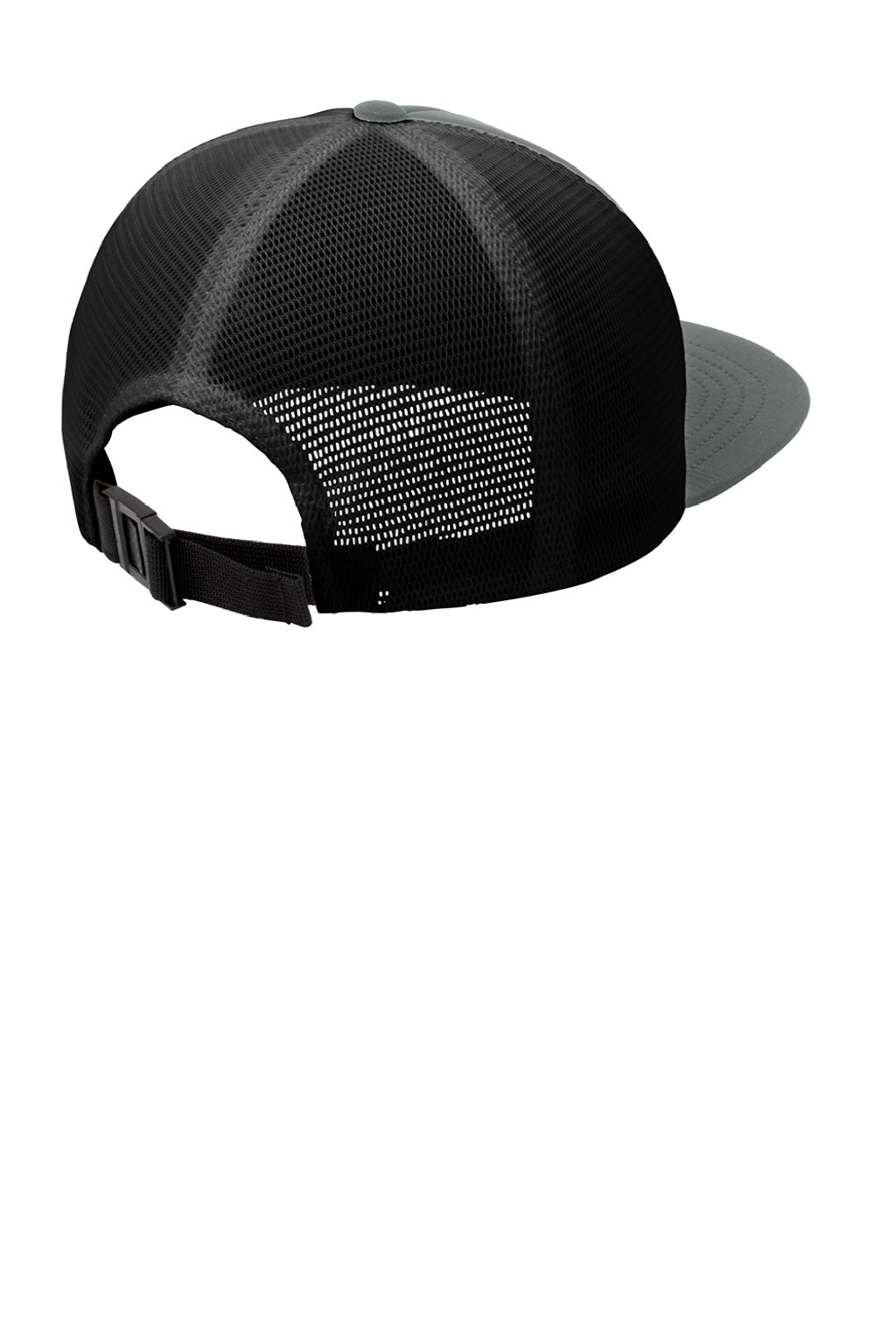 Port Authority Hats C937 Mens Foam Outdoor Flexfit Adjustable Hat Graphite Grey/Black Flat Back