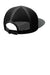 Port Authority Hats C937 Mens Foam Outdoor Flexfit Adjustable Hat Graphite Grey/Black Flat Back
