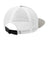 Port Authority Hats C937 Mens Foam Outdoor Flexfit Adjustable Hat Silver Grey/White Flat Back