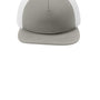 Port Authority Hats Mens Foam Outdoor Flexfit Adjustable Hat - Silver Grey/White