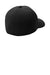 Port Authority Hats C938 Mens Delta Flexfit Hat Black Flat Back