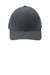 Port Authority Hats C938 Mens Delta Flexfit Hat Carbon Charcoal Grey Flat Front
