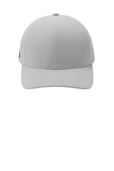 Port Authority Hats C938 Mens Delta Flexfit Hat Silver Grey Flat Front