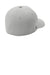 Port Authority Hats C938 Mens Delta Flexfit Hat Silver Grey Flat Back