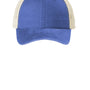 Port Authority Hats Mens Beach Wash Mesh Back Adjustable Hat - Blue Moon/Stone