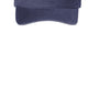 Port Authority Hats Mens Beach Wash Adjustable Visor - Denim Blue