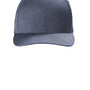 Port Authority Hats Mens Melange UniPanel Flexfit Hat - Navy Blue