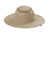 Port Authority Hats C947 Mens Moisture Wicking Ventilated Wide Brim Hat Stone Flat Front