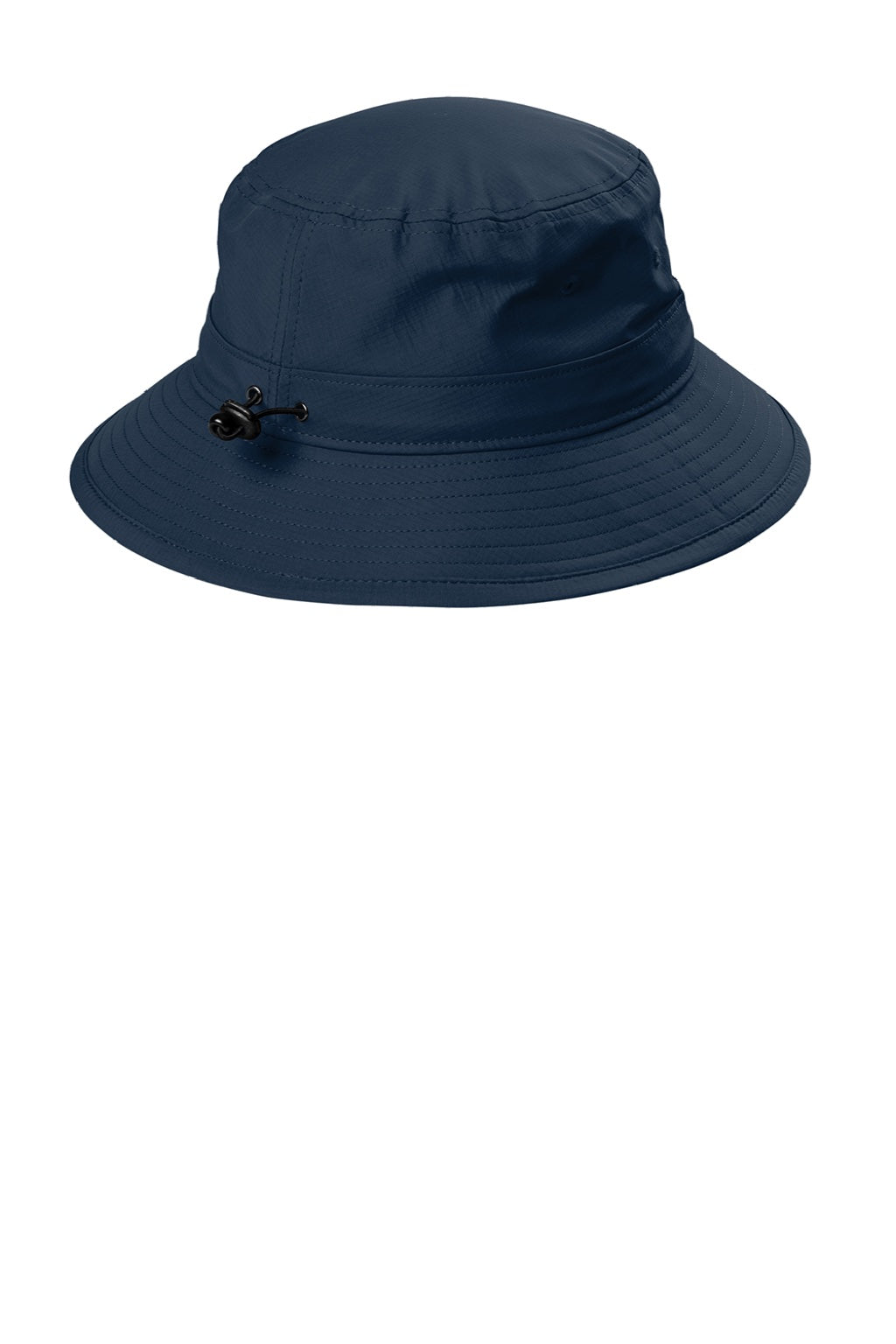 Port Authority Hats C948 Mens Moisture Wicking Bucket Hat Dress Navy Blue Flat Back