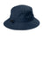 Port Authority Hats C948 Mens Moisture Wicking Bucket Hat Dress Navy Blue Flat Back