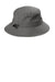 Port Authority Hats C948 Mens Moisture Wicking Bucket Hat Sterling Grey Flat Back