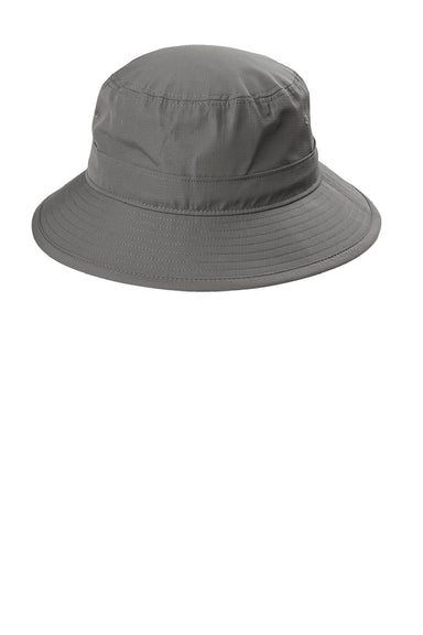 Port Authority Hats C948 Mens Moisture Wicking Bucket Hat Sterling Grey Flat Front