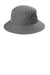 Port Authority Hats C948 Mens Moisture Wicking Bucket Hat Sterling Grey Flat Front