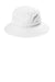 Port Authority Hats C948 Mens Moisture Wicking Bucket Hat White Flat Front