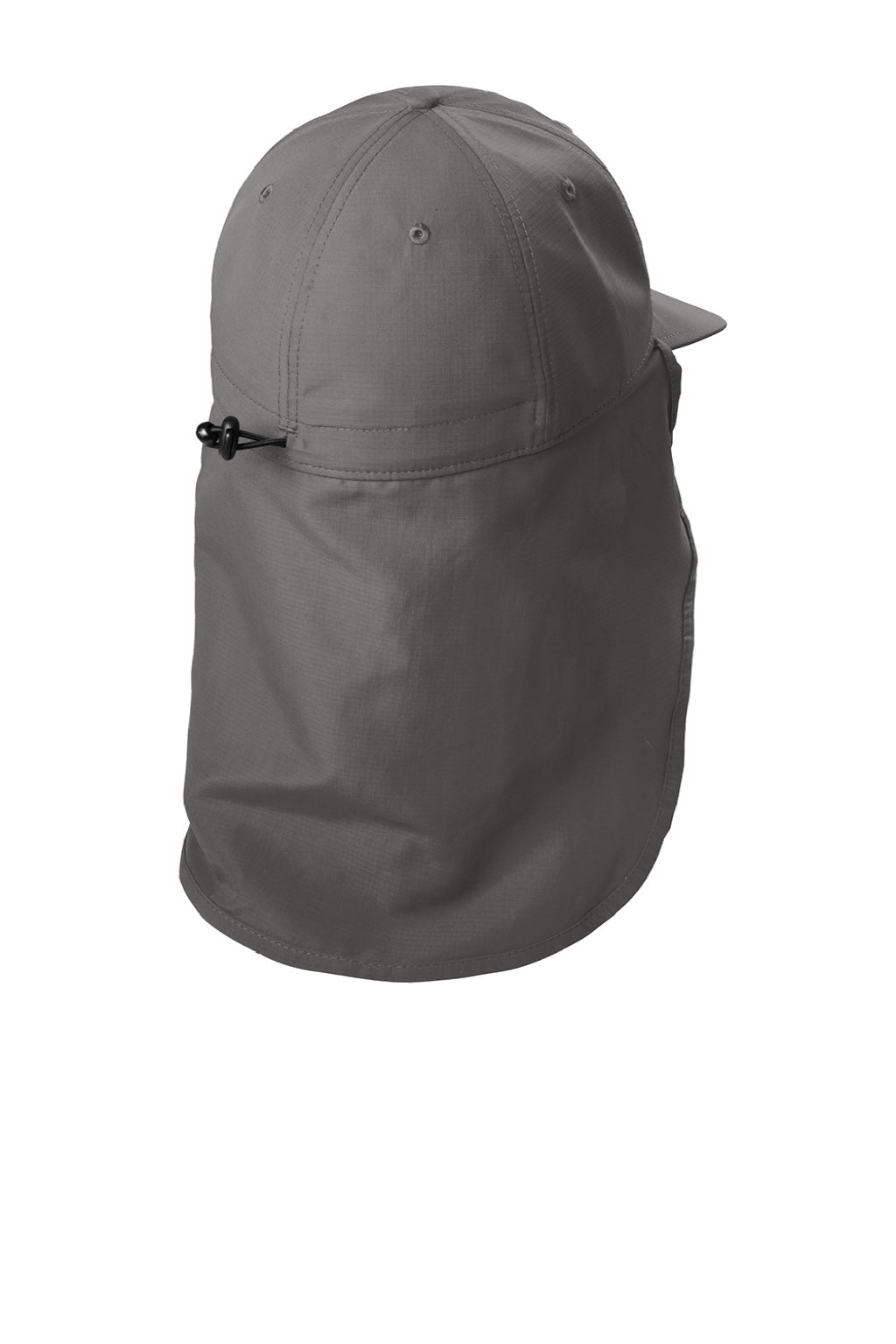 Port Authority Hats C949 Mens Moisture Wicking Sun Shade Hat Sterling Grey Flat Back