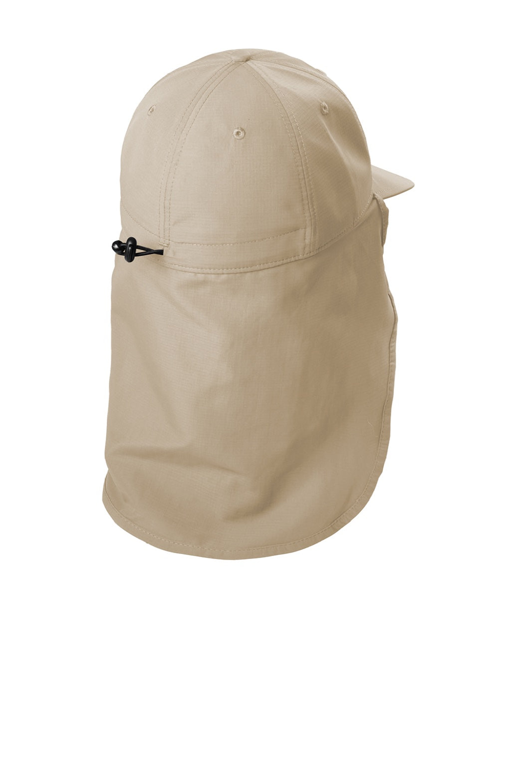 Port Authority Hats C949 Mens Moisture Wicking Sun Shade Hat Stone Flat Back