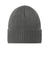 Port Authority Hats C951 Unisex Rib Knit Cuff Beanie Deep Smoke Grey Flat Front
