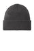 Port Authority Hats C955 Unisex Thermal Knit Cuffed Beanie Storm Grey Flat Front