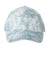 Port Authority Hats C961 Mens Tie Dye Adjustable Hat Light Blue Flat Front