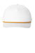 Port Authority Hats C962 Mens Snapback Rope Hat White/Athletic Gold Flat Front