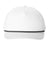 Port Authority Hats C962 Mens Snapback Rope Hat White/Black Flat Front