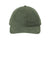 Port Authority Hats C973 Mens Light Corduroy Adjustable Dad Hat Olive Green Flat Front