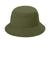 Port Authority Hats C975 Mens Classic Twill Bucket Hat Olive Drab Green Flat Front