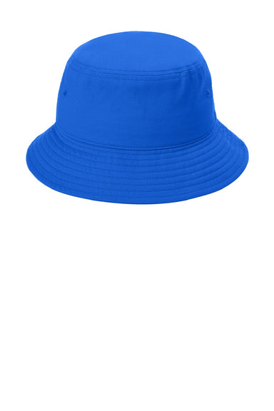 Port Authority Hats C975 Mens Classic Twill Bucket Hat True Royal Blue Flat Front