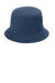 Port Authority Hats C976 Mens Twill Short Brim Bucket Hat River Navy Blue Flat Front