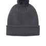 Port Authority Hats Unisex Cozy Pom Beanie - Storm Grey