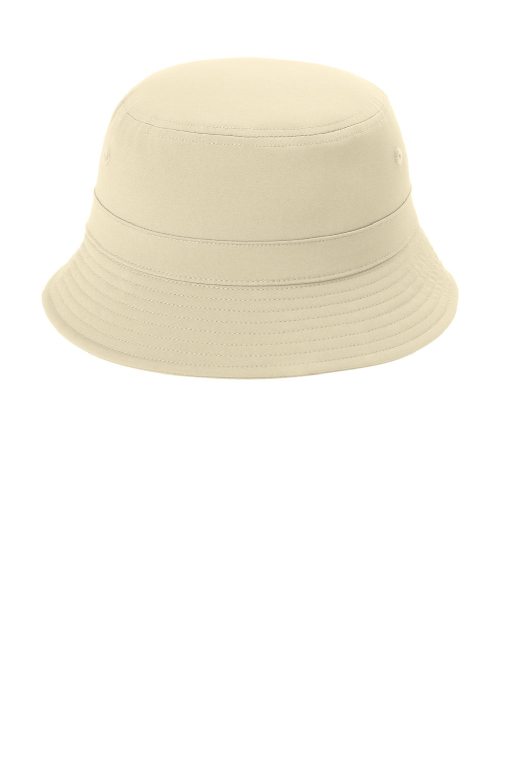 Port Authority Hats C980 Mens Moisture Wicking Bucket Hat Sahara Flat Front