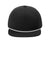Port Authority Hats C981 Mens Adjustable Rope Hat Black/White Flat Front