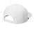 Port Authority Hats C981 Mens Adjustable Rope Hat White/Black Flat Back