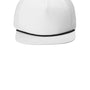 Port Authority Hats Mens Adjustable Rope Hat - White/Black