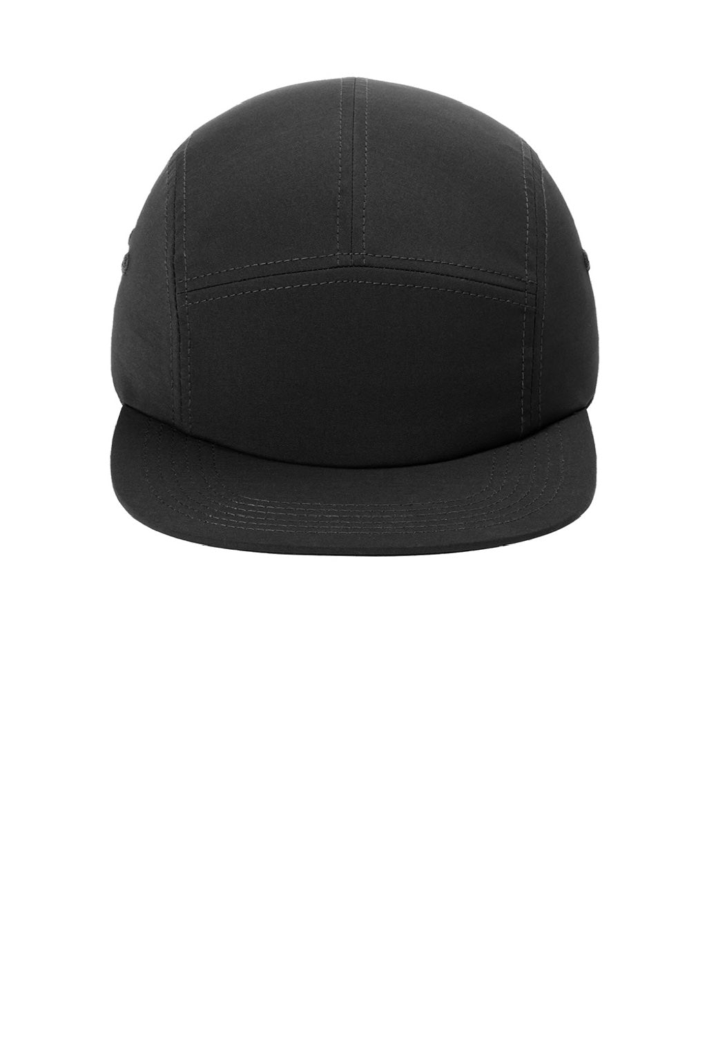 Port Authority Hats C982 Mens Adjustable Camper Hat Black Flat Front