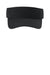 Port Authority Hats C983 Mens Adjustable Visor Black Flat Front