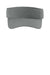 Port Authority Hats C983 Mens Adjustable Visor Deep Smoke Grey Flat Front