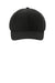 Port Authority Hats C988 Mens NU Moisture Wicking Flexfit Hat Deep Black Flat Front