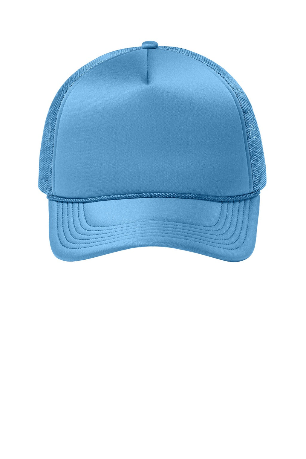 Port Authority Hats C993 Mens Foam Truck'N Hat Carolina Blue Flat Front