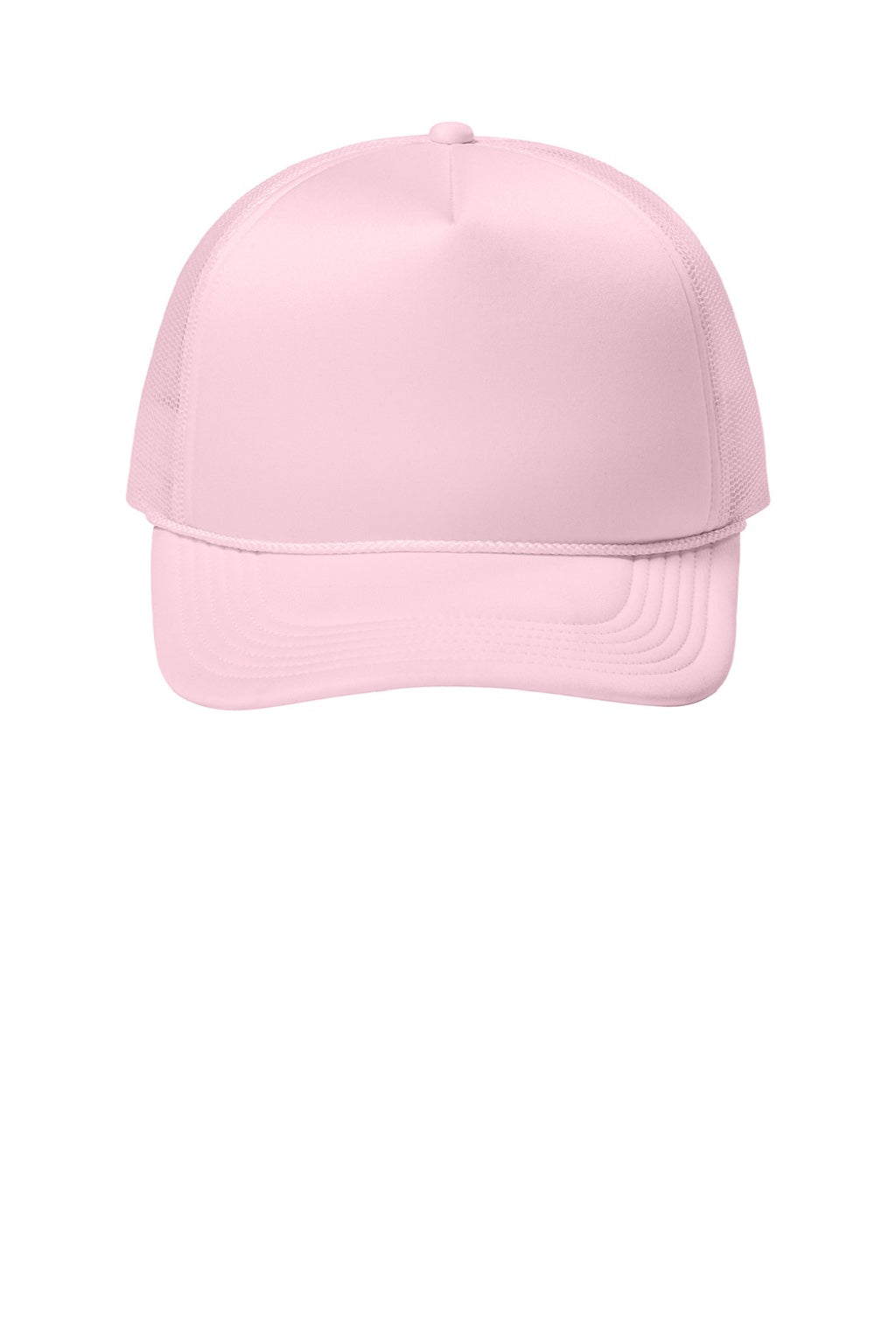 Port Authority Hats C993 Mens Foam Truck'N Hat Cloud Pink Flat Front