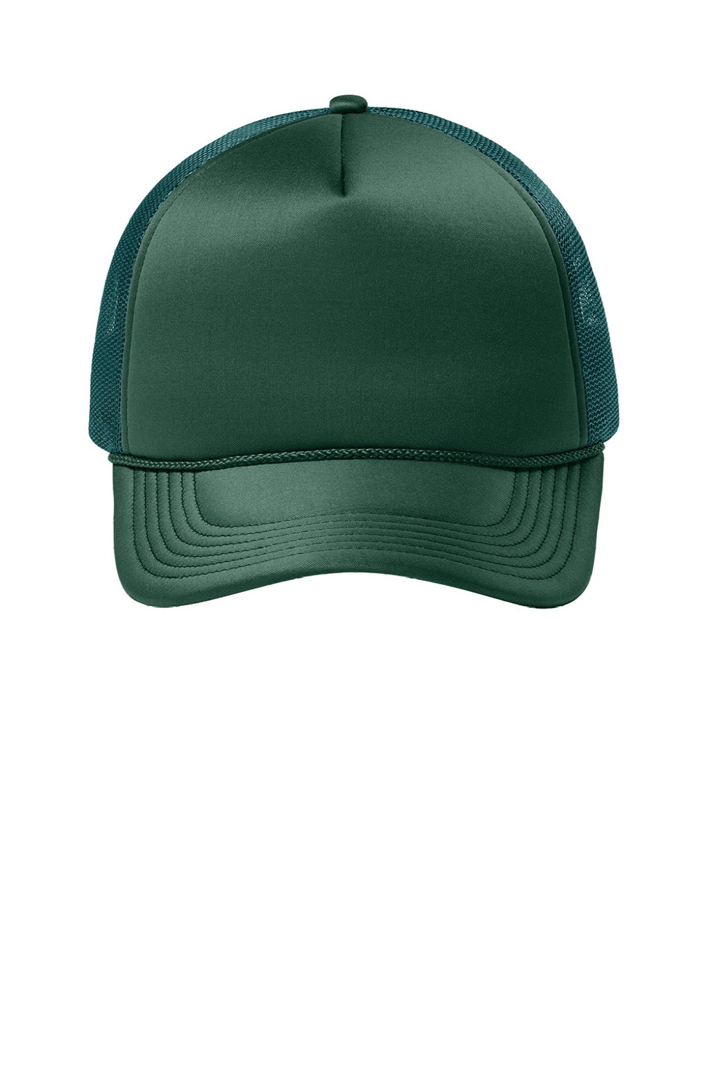 Port Authority Hats C993 Mens Foam Truck'N Hat Dark Green Flat Front