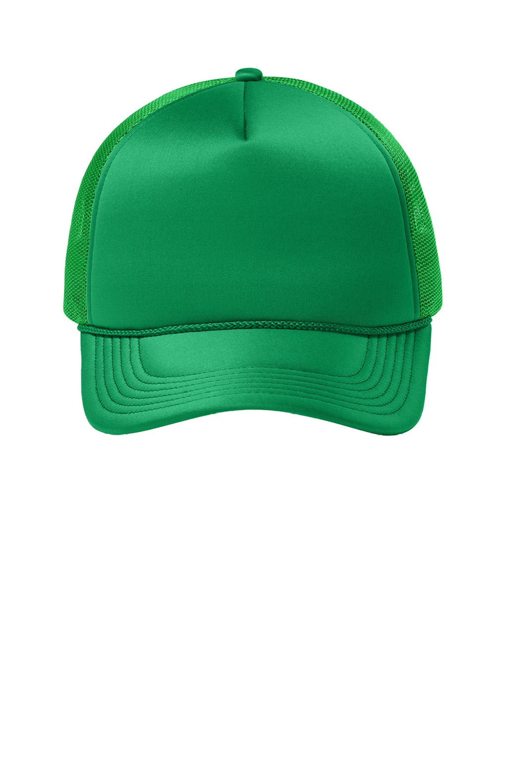 Port Authority Hats C993 Mens Foam Truck'N Hat True Kelly Green Flat Front