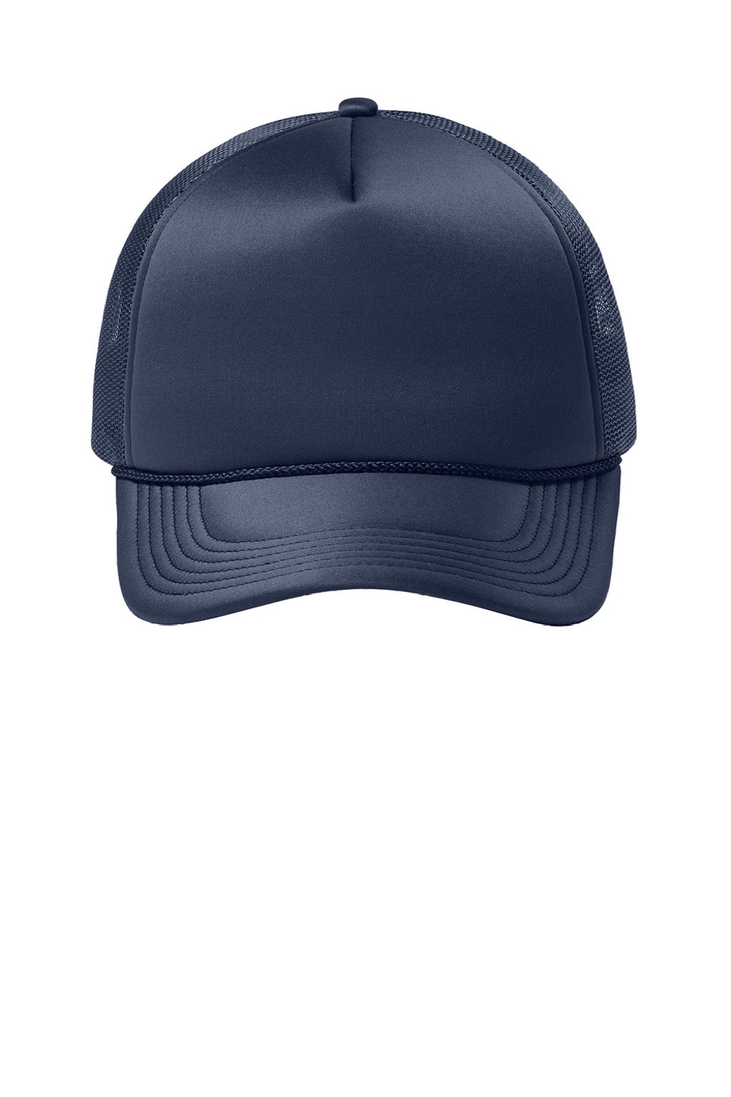 Port Authority Hats C993 Mens Foam Truck'N Hat True Navy Blue Flat Front