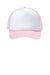 Port Authority Hats C993 Mens Foam Truck'N Hat White/Cloud Pink/Cloud Pink Flat Front