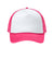 Port Authority Hats C993 Mens Foam Truck'N Hat White/Neon Pink/Neon Pink Flat Front