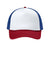 Port Authority Hats C993 Mens Foam Truck'N Hat White/Rich Red/True Royal Blue Flat Front