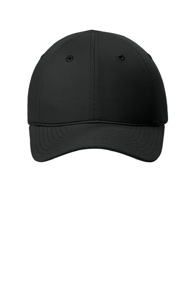 Port Authority Hats C994 Womens Adjustable Ponytail Hat Deep Black Flat Front
