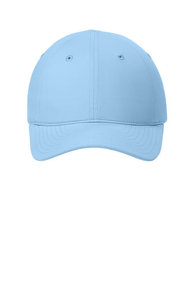 Port Authority Hats C994 Womens Adjustable Ponytail Hat Light Blue Flat Front
