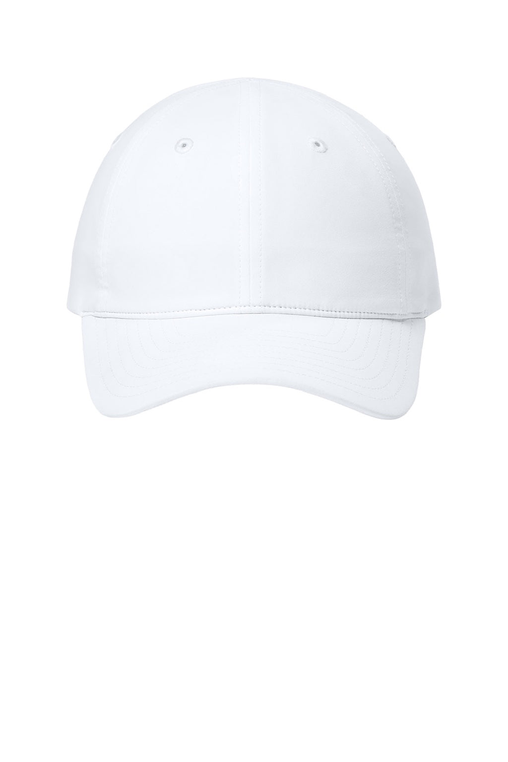 Port Authority Hats C994 Womens Adjustable Ponytail Hat White Flat Front